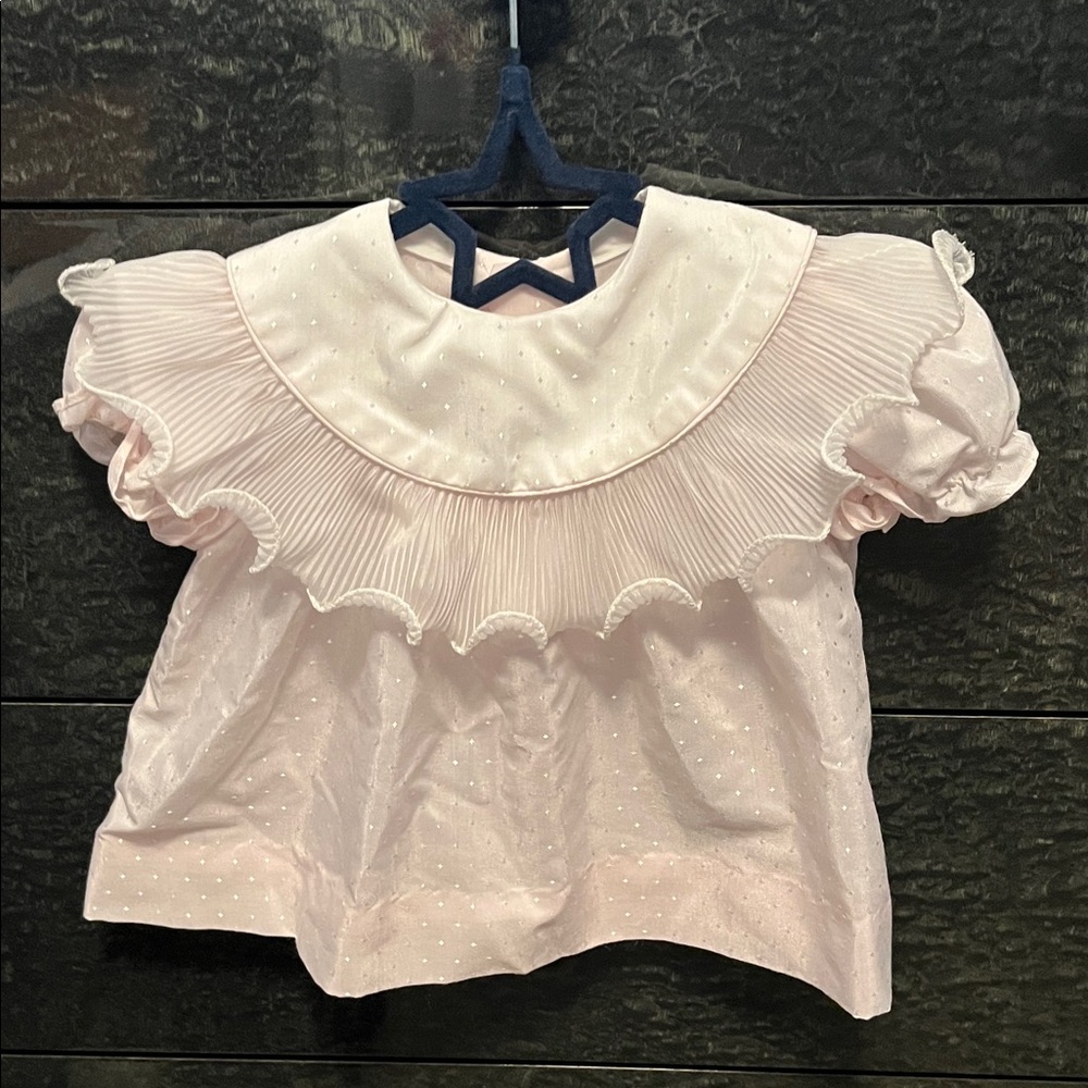 Vintage Pink Ruffled Baby’s Dress